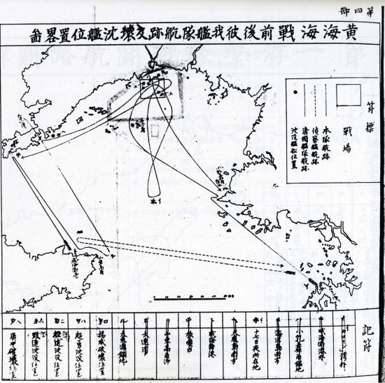 甲午战争形势图